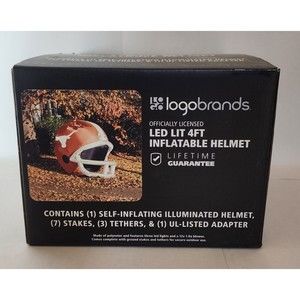 Logo Brand Officially Licensed NCAA 4' Inflatable Helmet Texas Longhorns